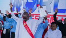 Pastor Ezekiel Odero during a crusade in 2022