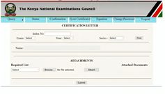 The KNEC QMIS portal