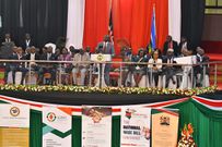 President William Ruto at the Third National Wage Bill conference at the Bomas of Kenya on April 17, 2024