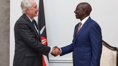 President William Ruto hosted the Director of the United States Central Intelligence Agency (CIA), William J. Burns on Monday, January 15, 2024