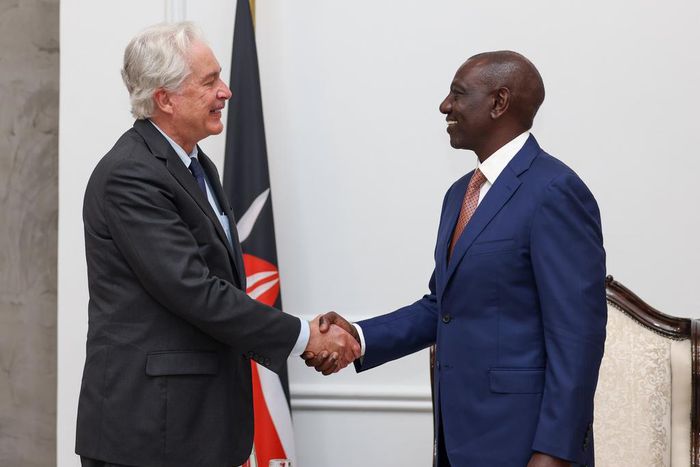 President William Ruto hosted the Director of the United States Central Intelligence Agency (CIA), William J. Burns on Monday, January 15, 2024