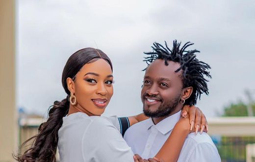Singer Kevin Bahati & his wife Diana Marua