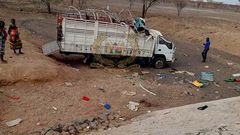 Lorry in the Lodwar-Kakuma accident