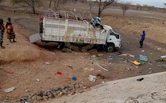 Lorry in the Lodwar-Kakuma accident