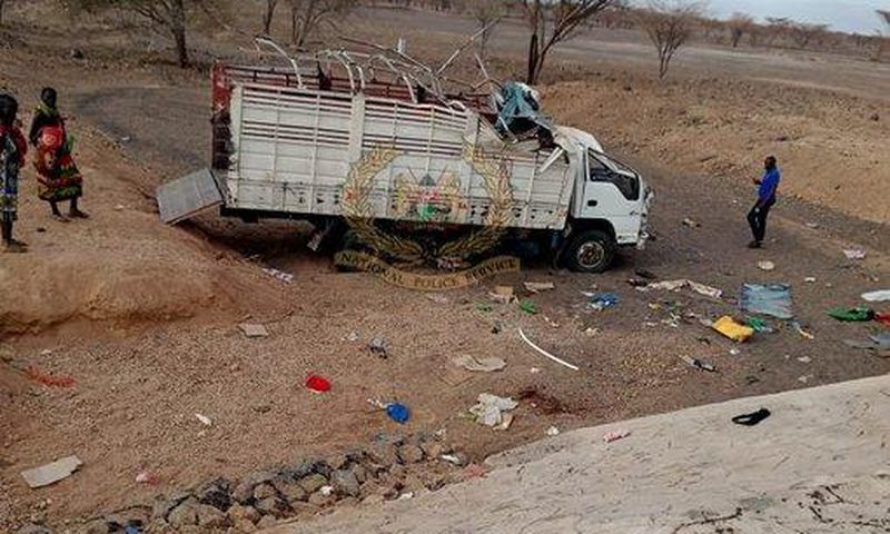 Lorry in the Lodwar-Kakuma accident