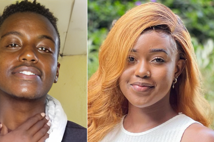 From left: TikToker Brian Chira & Azziad Nasenya