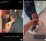 Screenshot of Hamisa Mobetto's snapchat post on Wednesday July 12