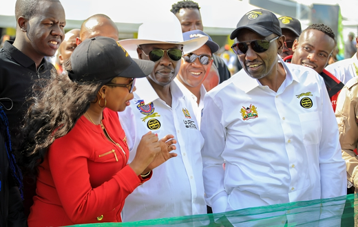President William Ruto and Deputy President Rigathi Gachagua at the June 25, 2023