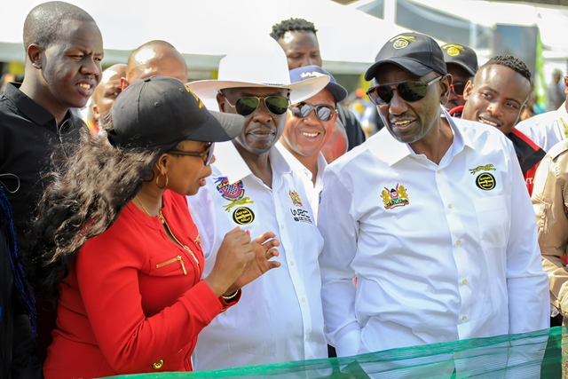 President William Ruto and Deputy President Rigathi Gachagua at the June 25, 2023