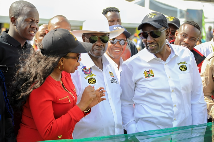President William Ruto and Deputy President Rigathi Gachagua at the June 25, 2023