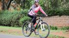 Mama Rachel Ruto with her cycling club