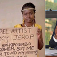A collage of Mercy Jerop and CS Murkomen