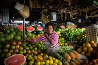 A vegetable vendor:  Young people starting small businesses will be allowed to operate for seven years without paying taxes as per BBI Report recommendation. (urbwise)
