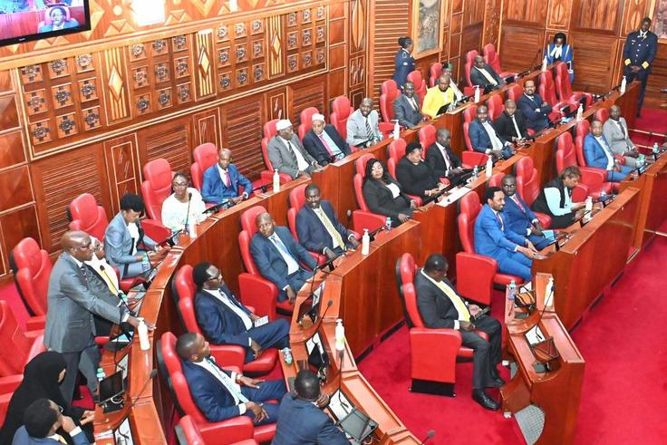 Senators in Parliament