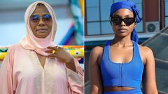 Mama Dangote (left) and Zuchu