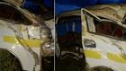 The matatu involved in an accident at Koroma area along the Ngaru-Gatuto road in Kirinyaga County on the night of Saturday, March 23