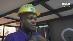 Geometric barber Zachariah Mwaura