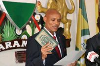 DCI Amin Mohamed Ibrahim took the oath of office in a ceremony presided over by Chief Justice Martha Koome on October 19, 2022
