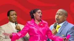 Archbishop Harrison Ng'ang'a,, Tereria Wairimu and Pastor Edward Mwai