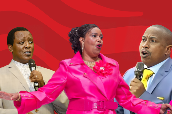 Archbishop Harrison Ng'ang'a,, Tereria Wairimu and Pastor Edward Mwai