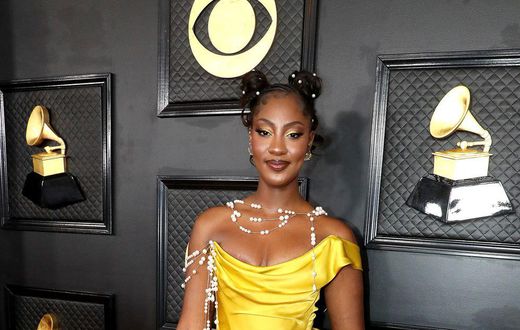 Tems at the 65th Grammy Awards