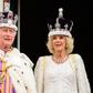 King Charles III and Queen Camilla on the balcony of Buckingham Palace after their coronation.Leon Neal/Getty Images