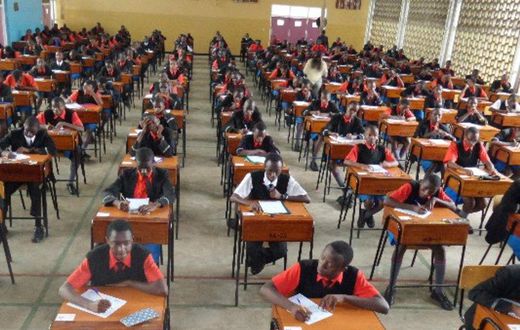 Students sitting for an examination