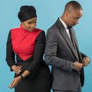 Rashid Abdalla and wife Lulu Hassan