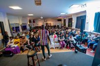 Njugush performing during the TTNT four in the UK