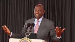 President William Ruto speaking during the National Prayer Breakfast in Nairobi on June 7, 2023