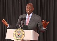 President William Ruto speaking during the National Prayer Breakfast in Nairobi on June 7, 2023