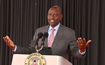 President William Ruto speaking during the National Prayer Breakfast in Nairobi on June 7, 2023