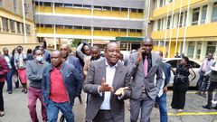 Former CS Henry Rotich leaves the court
