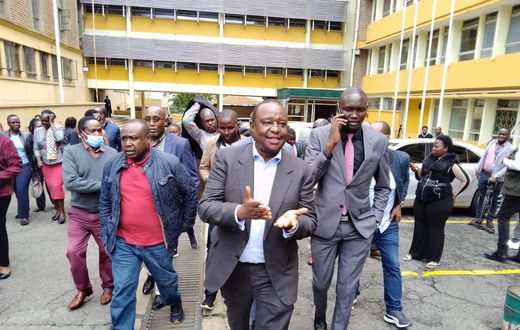 Former CS Henry Rotich leaves the court