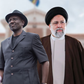 A collage of President William Ruto and Iranian President Ebrahim Raisi