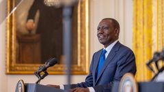 President William Ruto during a joint press briefing at the White House on May 23, 2024