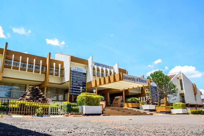 File image of the Administration Block at the University of Eldoret. Courtesy: Facebook