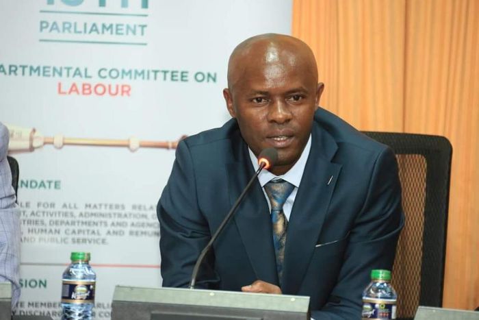 Kangundo MP Fabian Muli during a past media address