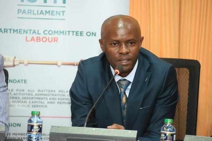 Kangundo MP Fabian Muli during a past media address