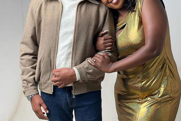 Jackie Matubia and Peter Kamau on Salem set  ( Instagram)