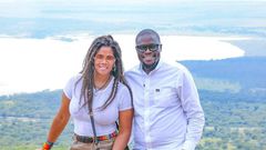 Johnson Sakaja hangs out with American singer and chef Kelis