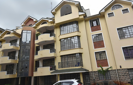 A block of apartments