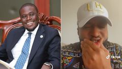 Johnson Sakaja and Ali Hassan Joho