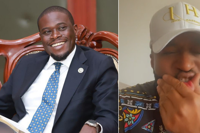 Johnson Sakaja and Ali Hassan Joho