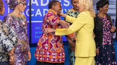 First Lady Rachel Ruto met United States First Lady Dr Jill Biden on Thursday, July 13 in New York.
