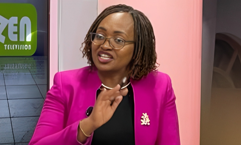 KRA acting Commissioner General Rispah Simiyu during an interview on July 11, 2023