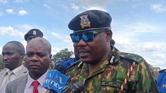 Suspended Nakuru County Police Commander Peter Mwanzo