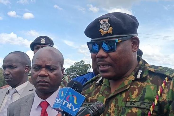 Suspended Nakuru County Police Commander Peter Mwanzo