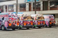 Matatu graffiti artists revamp cars for King Charles III's convoy. Photo credits: Matwana Matatu Culture