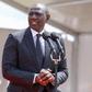President William Ruto speaking during the marathon champion's funeral service in Chepkorio
